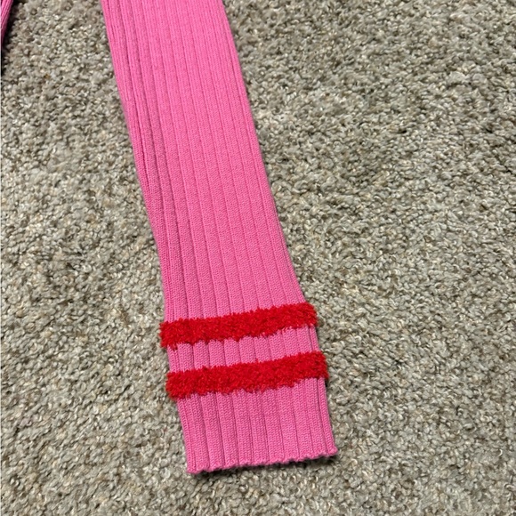 English Factory Pink Ribbed Knit Sweater - Picture 4 of 5